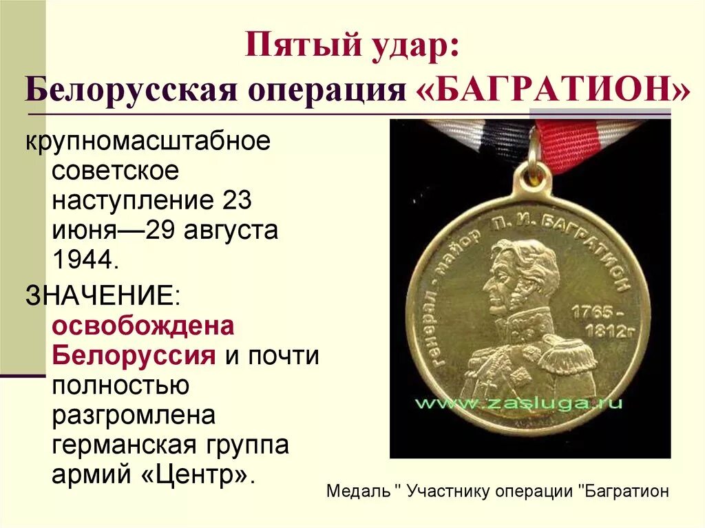 Операция багратион участники. 5 Удар. Белорусская операция - «Багратион». Белорусская операция Багратион медаль. Белорусская операция 23 июня 29 августа 1944. Багратион освобождение Белоруссии.