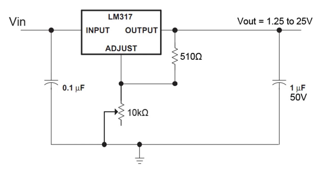 Lm317 стабилизатор схема включения. Стабилизатор напряжения на 12 вольт на lm317 схема. Lm317 схема включения с регулировкой напряжения. Линейный регулируемый стабилизатор на lm317. Понизить напряжение регулятором