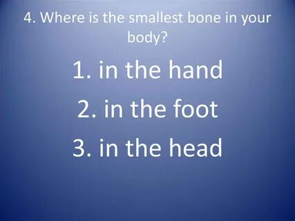 The smallest