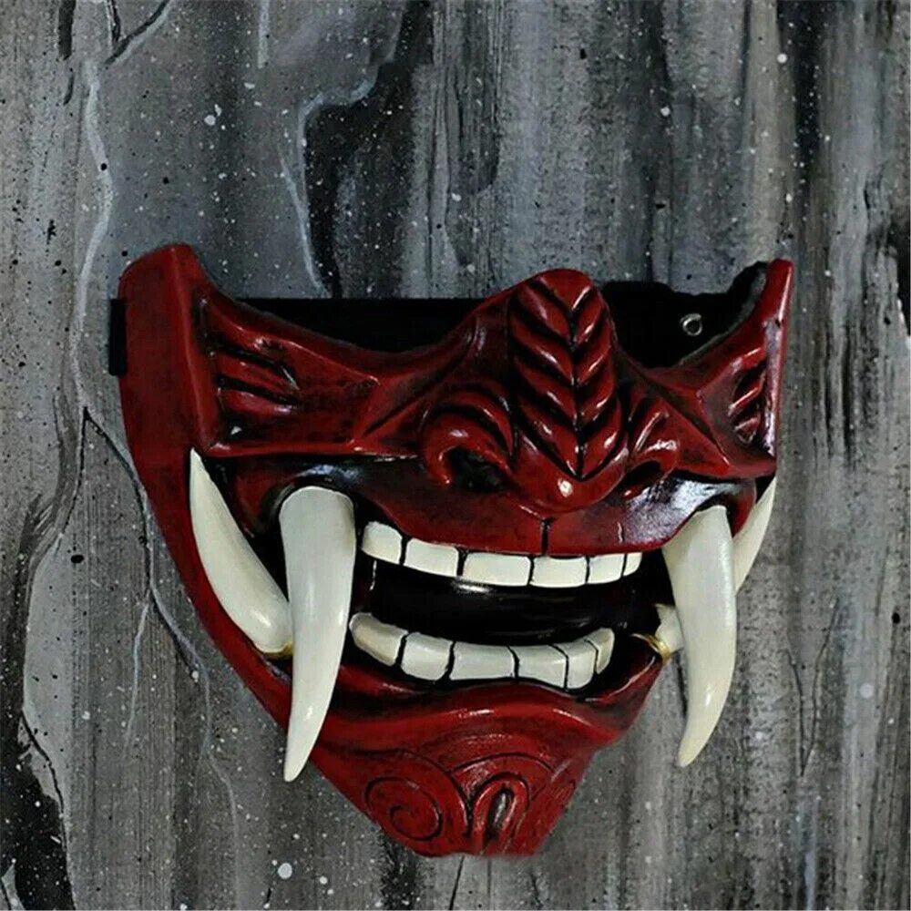 Как называется маска демона. Маска hannya демон. хання маска самурай половина. японская маска hannya самурая. маска ронина самурая.