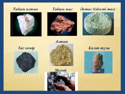 Қазақстанның пайдалы қазбалары