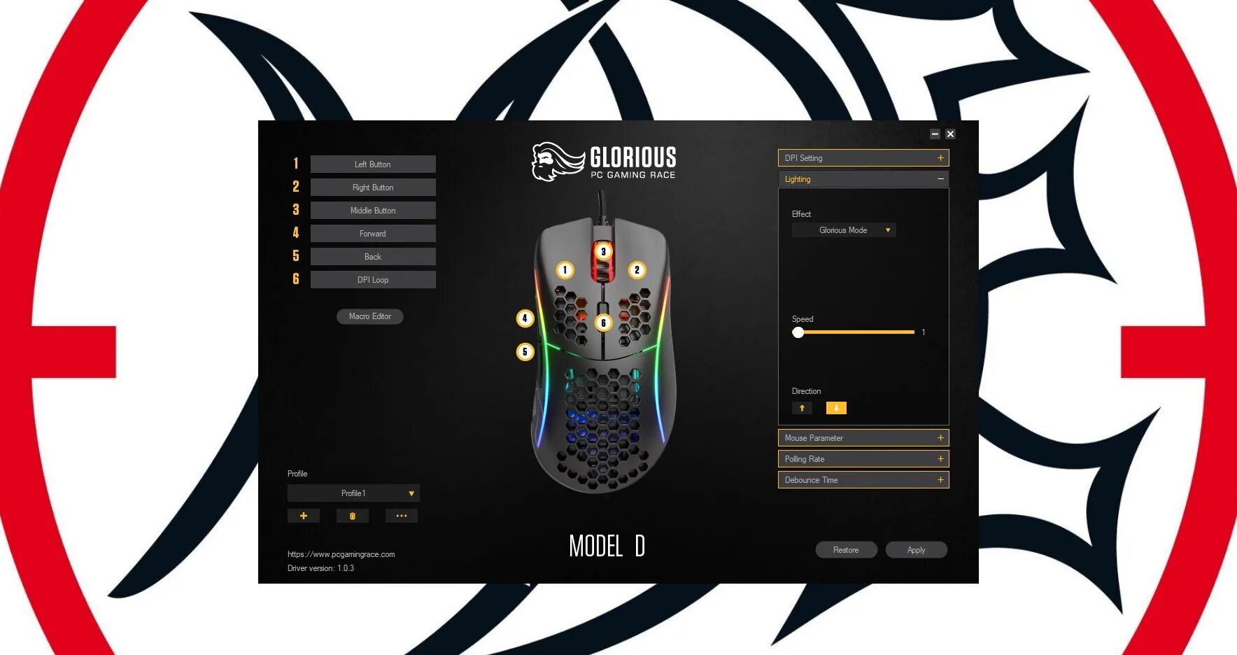Glorious model software. Glorious software. glorious model d. glorious model l. glorious model o.