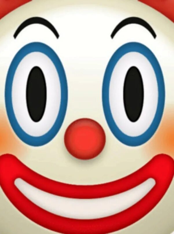 Клоун смайлик айфон. Клоун эмодзи. Смайл клоун ВК. Ава клоун Смайл. Эмодзи клоун на прозрачном фоне.