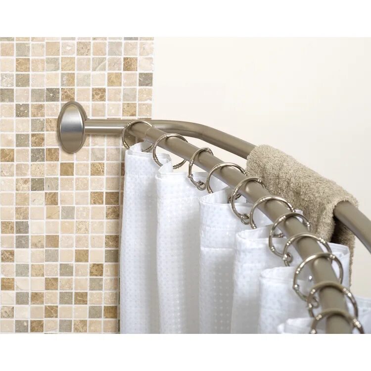 Повесить шторку в ванну. Curved Shower Curtain Rod 90х90. Карниз для ванной. Карниз для штор в ванную. Штанга для шторы в ванную.