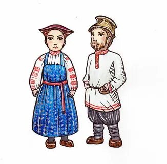 Национальные костюмы пермяков