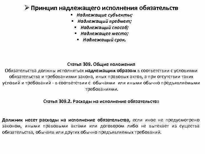 Надлежаще исполненное обязательство. Принцип реального и надлежащего исполнения обязательств. Принцип надлежащего исполнения обязательств схема. Условия и принципы надлежащего исполнения обязательств.. Принципы и условия надлежащего исполнения договоров.