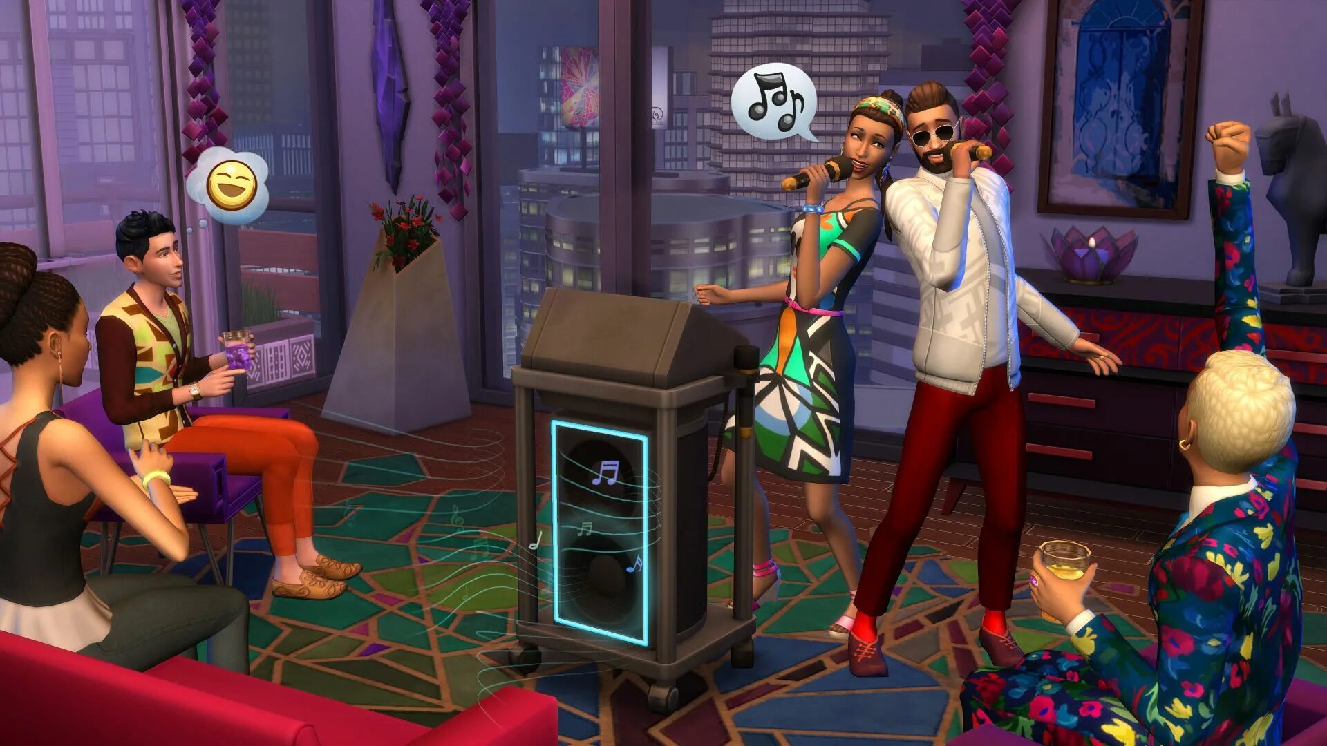 Game 1 18. The SIMS 4 жизнь. The SIMS 4: City Living. Симс 4 городская жизнь. Симс 4 Скриншоты.