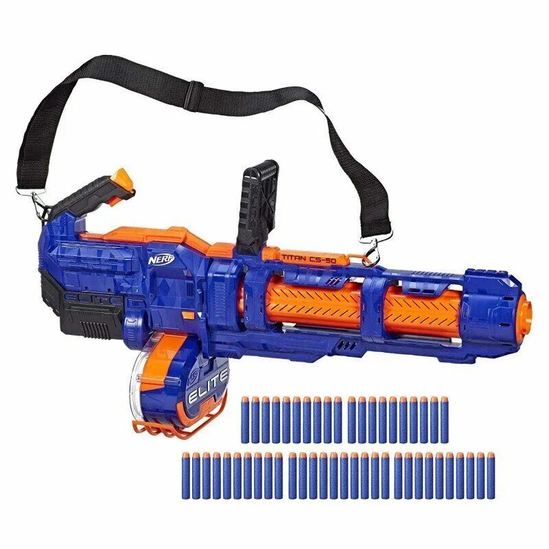 Нерф пулемет. Нёрф Элит Титан ЦС 50. Hasbro Nerf e2865 НЕРФ бластер Элит Титан. НЕРФ Элит Титан Миниган. Nerf Titan CS-50 Minigun.