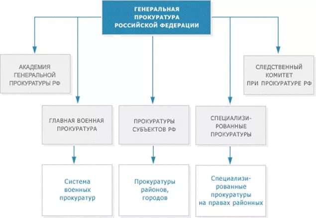 Система прокурорских органов. Система прокурорских органов