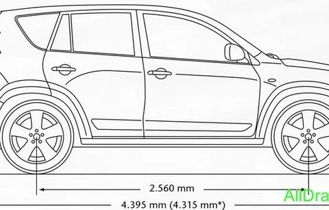 Размеры рав 4 2007 года