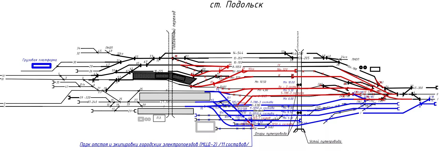 Подольск схема платформ. Станция Подольск схема платформ. Подольск схема платформ нумерация. Схема станции Подольск после реконструкции.