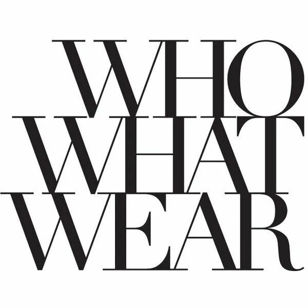 Who we are. Whowhatwear logo. Platinum wear logo. Who what wear. Wear who we are.