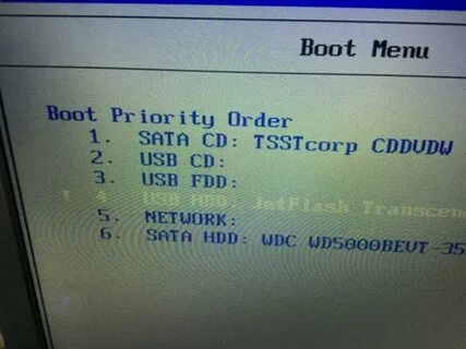Boot menu asus