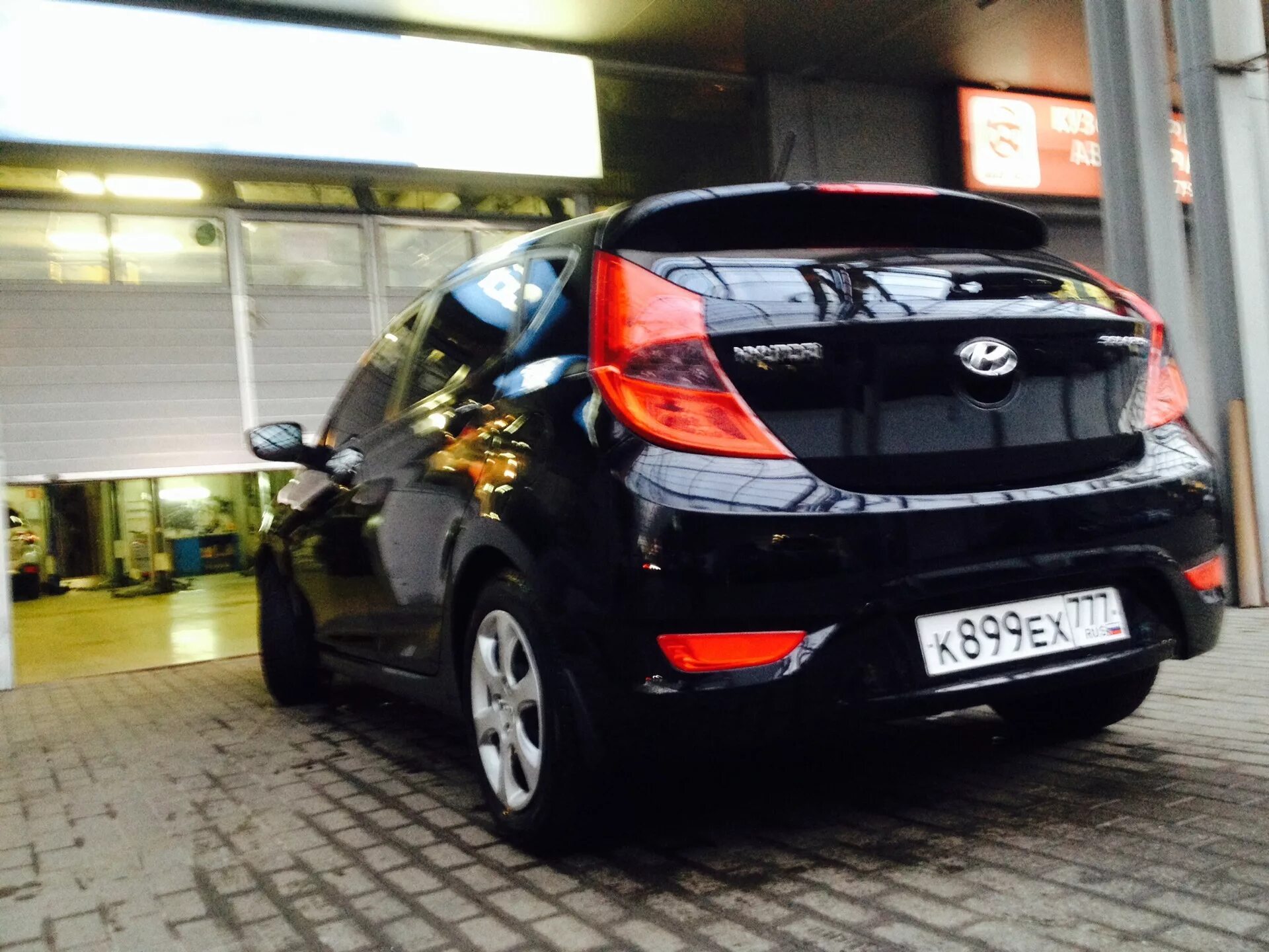 ТО-0 и тонировочка стекол+фонарей. - Hyundai Solaris Hatchback, 1,6 л, 2013 года