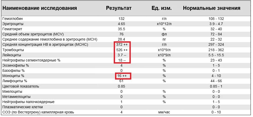 Количество тромбоцитов в крови что это значит