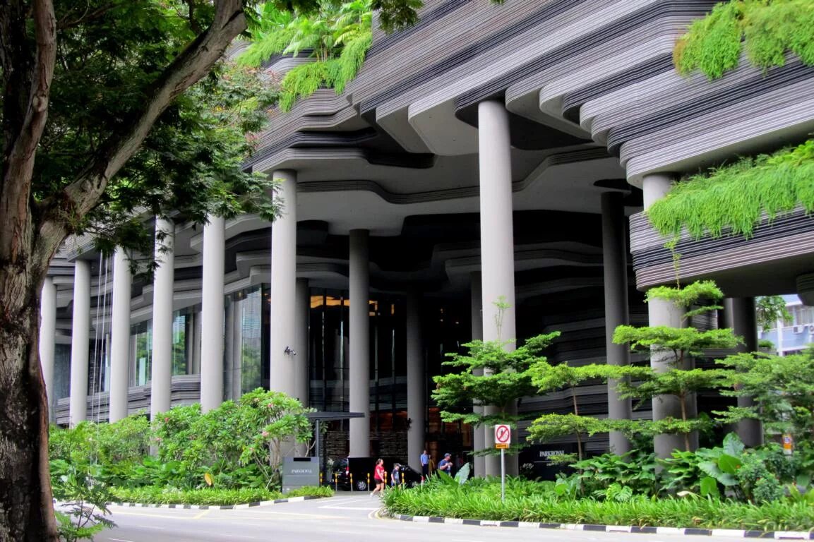 Город сад гостиница. Отель-сад PARKROYAL В Сингапуре. Сингапур архитектура Park Royal. Парк Роял Сингапур архитектура. Отель сад парк Роял Сингапур.