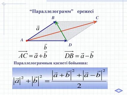 Векторлардың скаляр көбейтіндісі