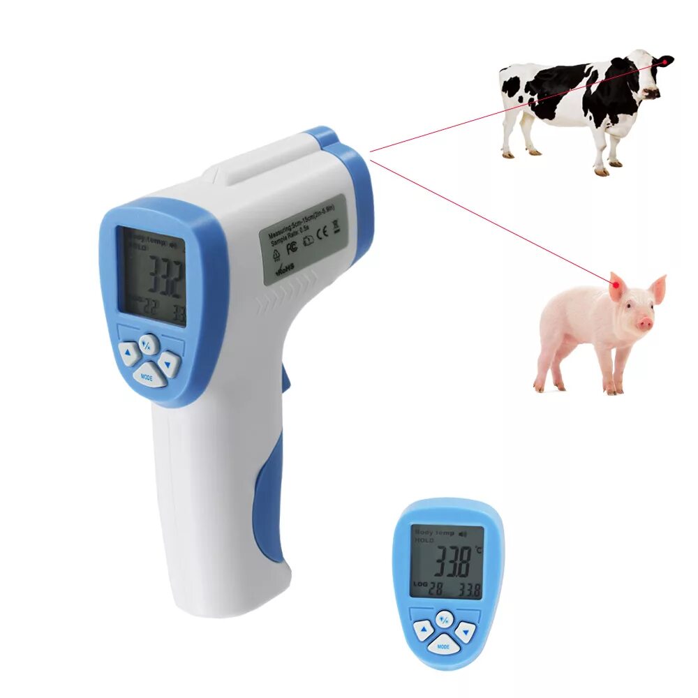 Температура бычка. Ветеринарный инфракрасный термометр g-Temp. Термометр бесконтактный ветеринарный инфракрасный. Термометр инфракрасный Protemp 04 ветеринарный. Термометр электронный для свиноматок Thermometer-Digital.