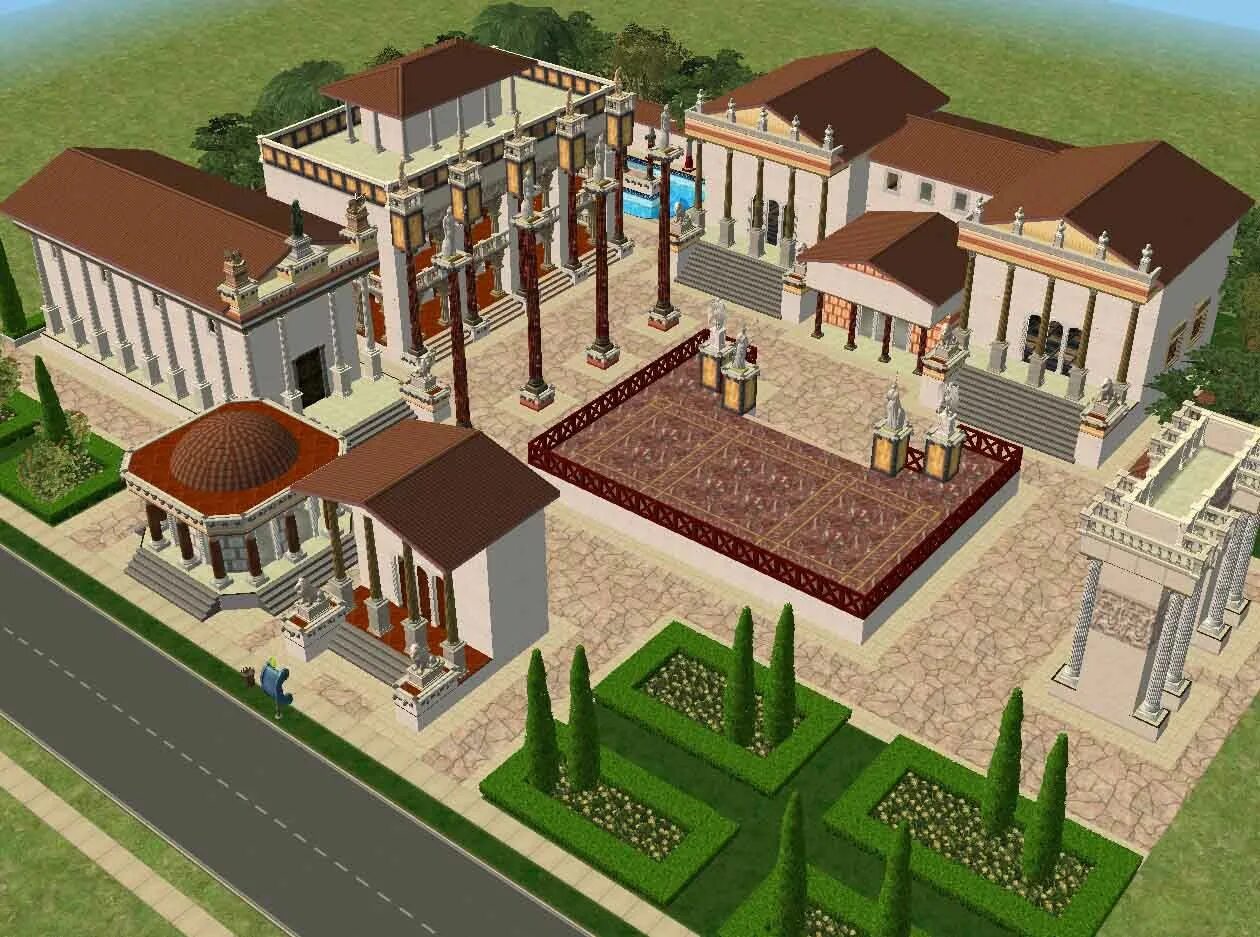Дом зевс. Дом зевса в греции. sims 4 ancient greece. проект дома зевс. ancient roman family.