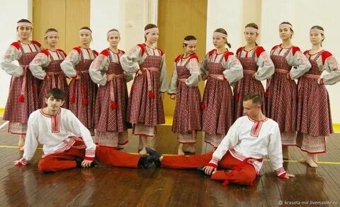 Русский народный костюм выступление