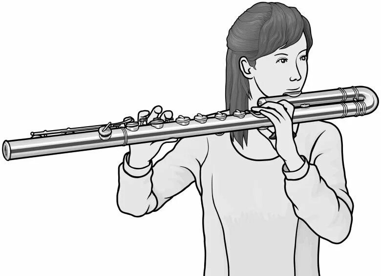 Флейта. Флейта для детей. Флейта рисунок. Свирель для детей.
