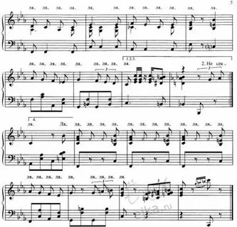 Ноты коротких песен