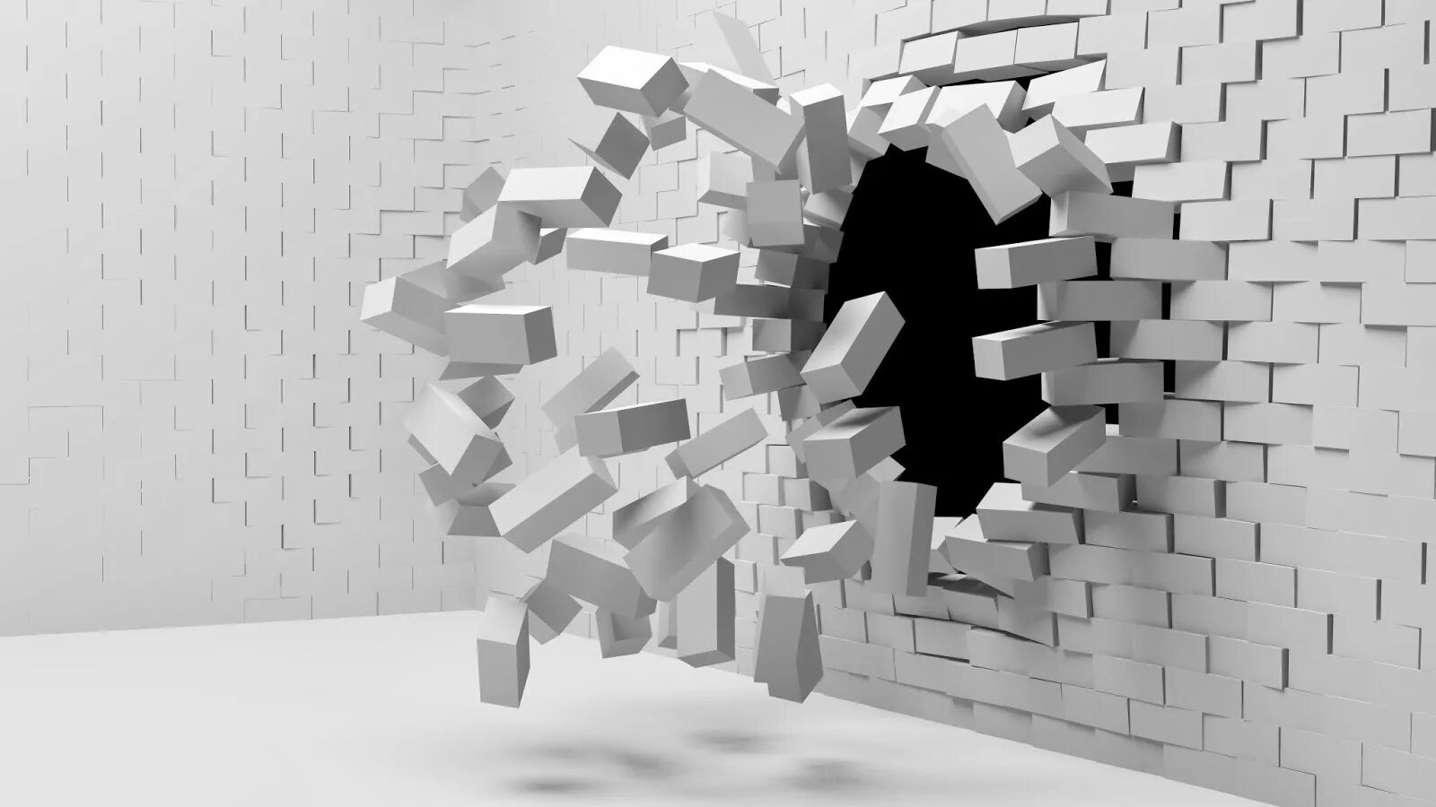 Broke the wall. дыра в стене. разрушенная стена. Broke the wall. разбить кирпич.