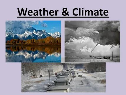 Some weather changes