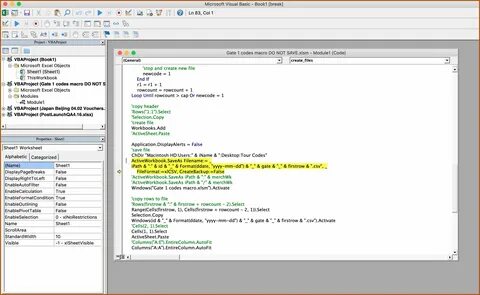 Vba workbook