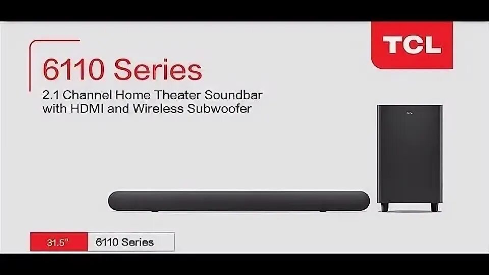 Саундбар tcl ts6110. Саундбар tcl ts6110
