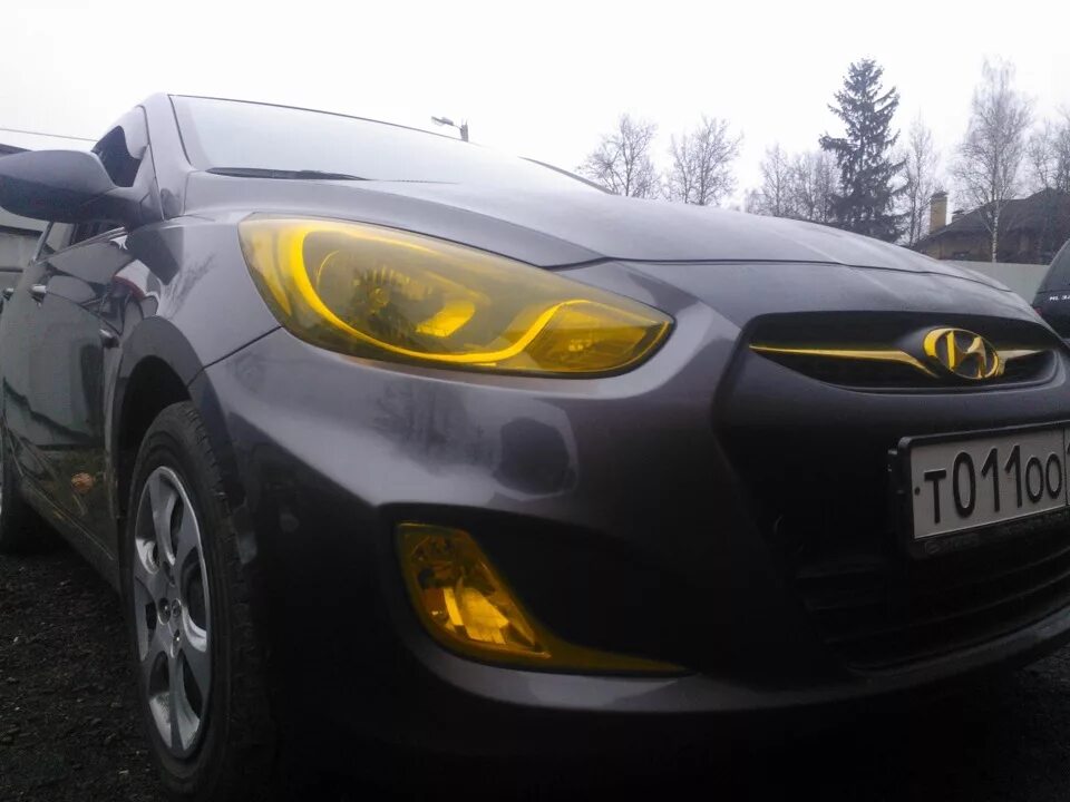 Жёлтые ПТФ KIA Cerato (2G), 1,6 л, 2010 года стайлинг DRIVE2