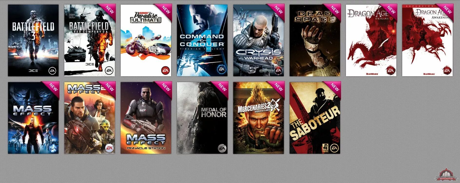 Java игры от electronic arts