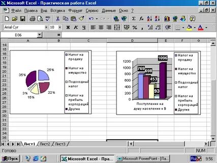 Лабораторная работа по excel 1 курс