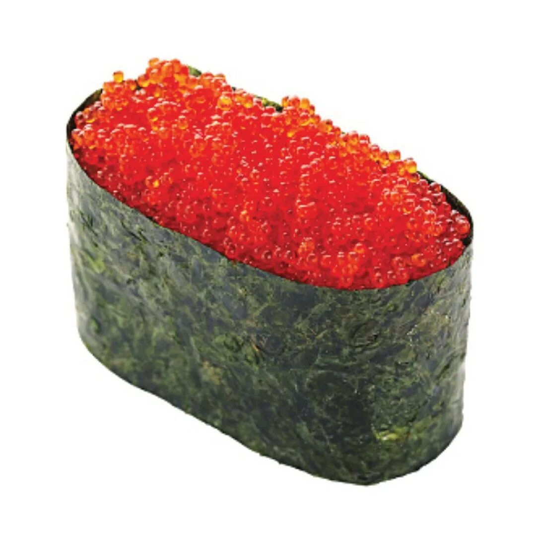 Гункан тобико. Икра летучей рыбы тобико. Гункан тобико. Суши с икрой тобико. Гункан тобико.