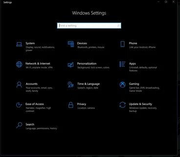 System in setup mode