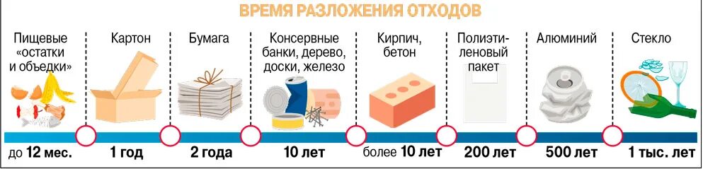 Сколько разлагается жвачка