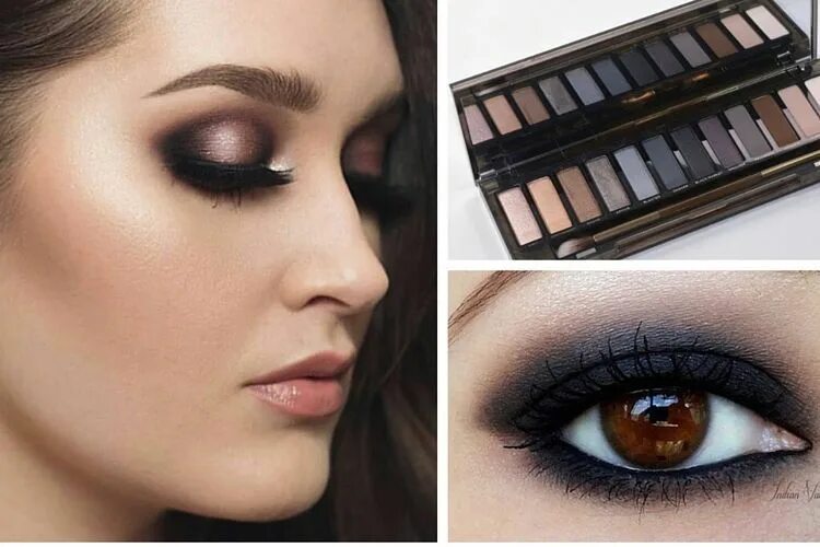 Макияж коричневыми тенями для карих глаз. Темный смоки макияж. Ресницы стрелки тени. Синий смоки айс пошагово. Смоки 8.