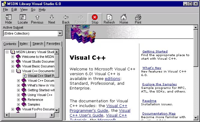 Как подключить библиотеки visual. Visual Studio 6.0. Visual Studio Basic. MS Visual c++ 6.0 инструкция. Обзор Visual Studio 6.0.