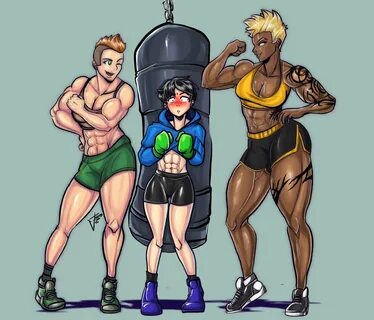 Muscle femdom