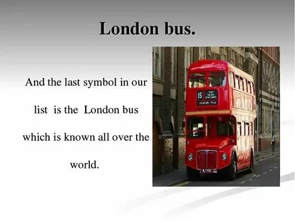 London топик