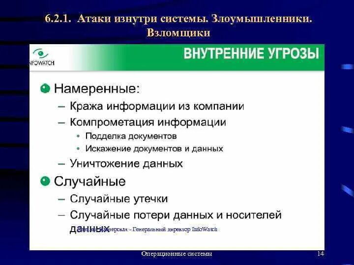 Система нападения. Атаки изнутри системы ОС. Подсистема изнутри. Система внутри системы. Компрометация системы.