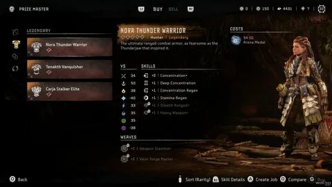Horizon forbidden west открытие арены