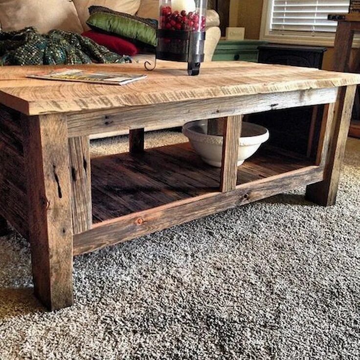 Tables made of wood