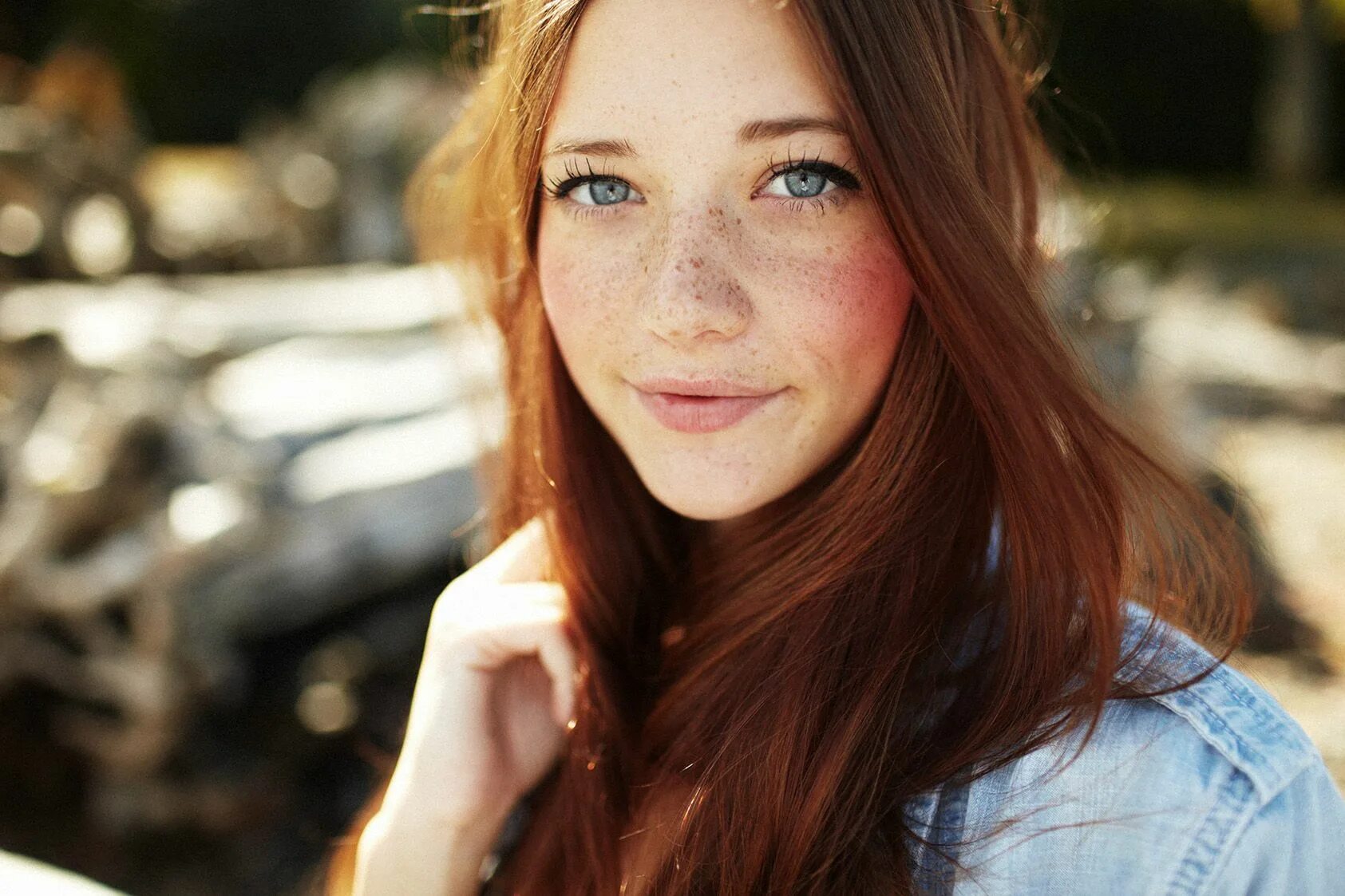 Freckles girl