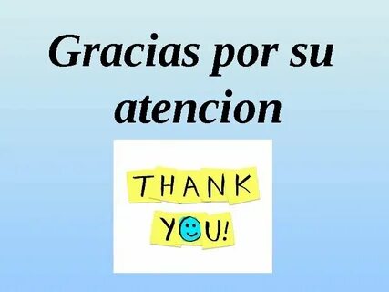 Gracias por