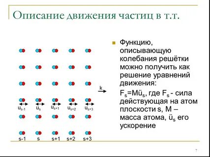 Движение частиц в металлах