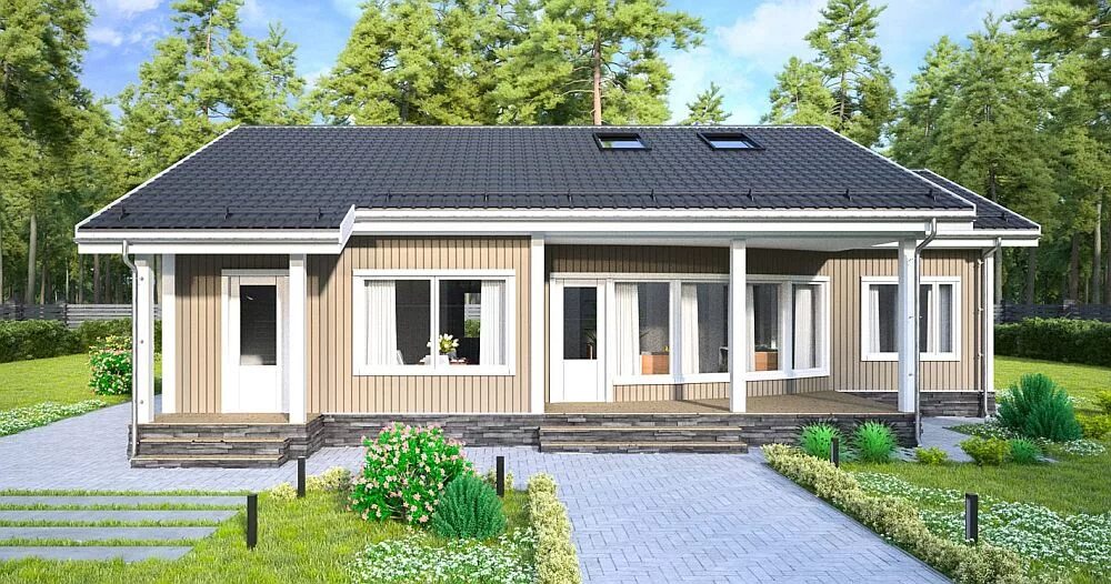 лучший одноэтажный каркасный дом. м. гуд вуд одноэтажный дом. Z500 проекты одноэтажных домов 60кв. построить одноэтажный дом дешево.
