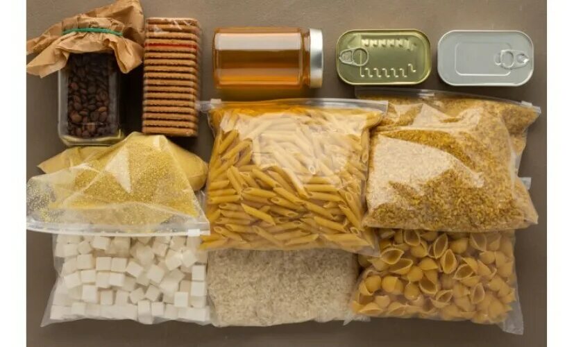 Еда длительного хранения. Продукты долгого хранения. картинки продуктов долгово хранения. в чем хранится горчится.