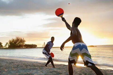 Men playing