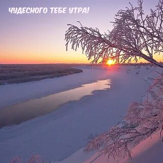 Утро морозец